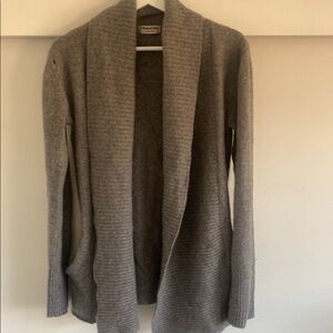 Michael Stars Gray Cashmere Cardigan